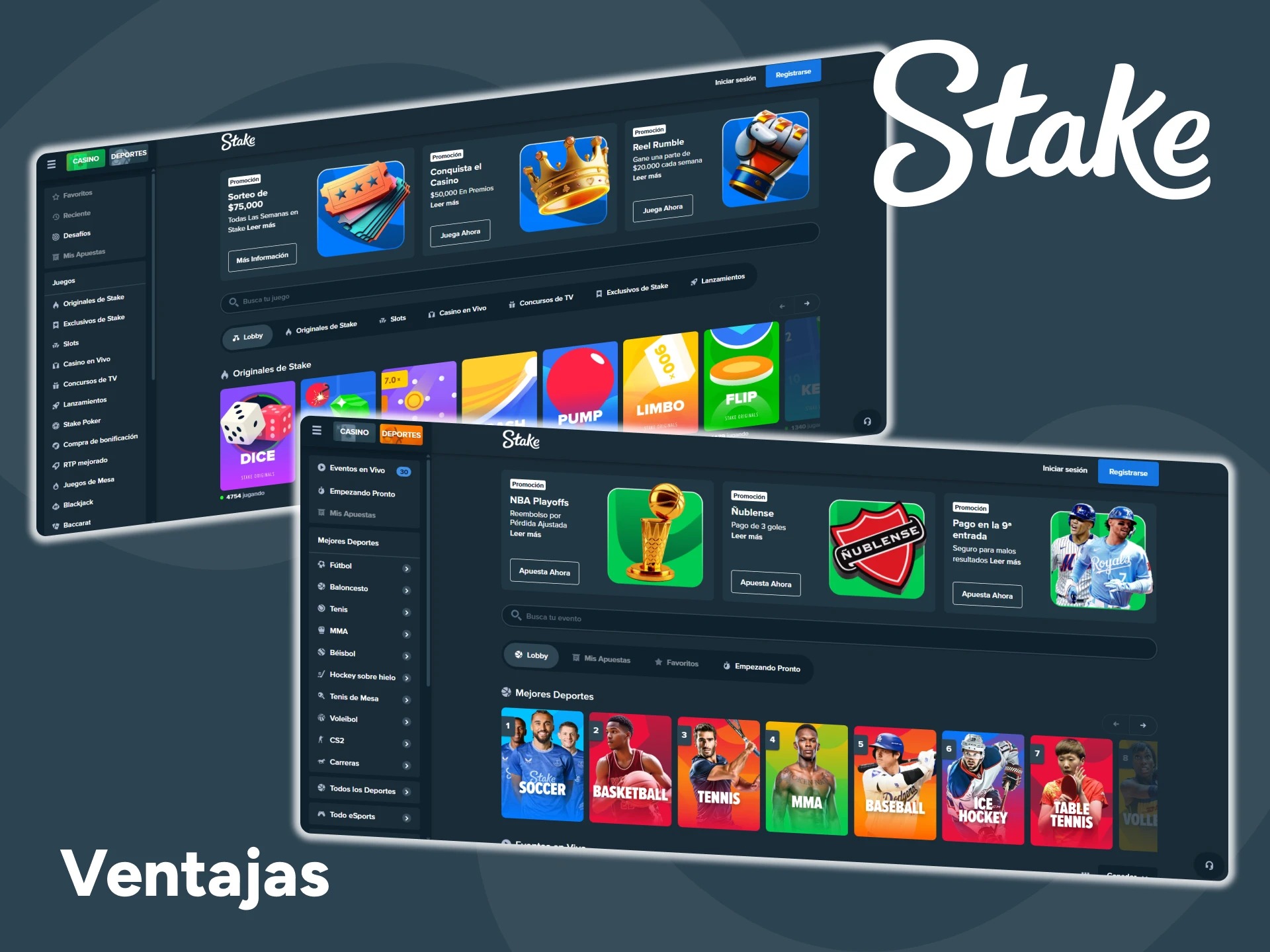 Los sitios web espejo de Stake tienen muchas ventajas.